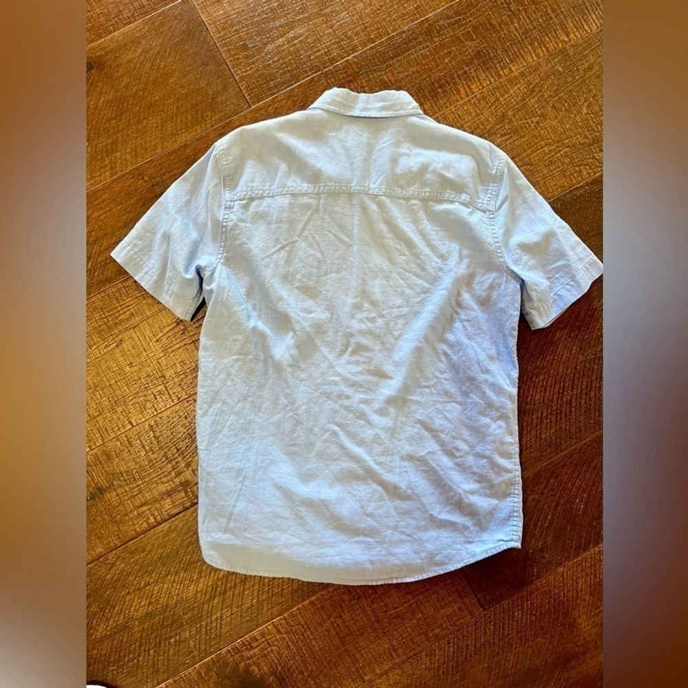 Abercrombie kids size 11/12 blue button down shirt - Picture 5 of 5